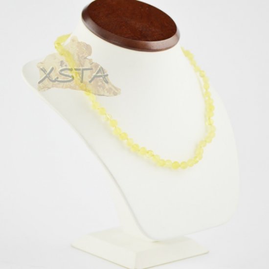 Baltic amber necklace yellow beads
